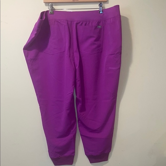 Womens New Figs Zamora Jogger Scrub Pants Purple Jolt Plus Size 4XLP - Picture 3 of 6